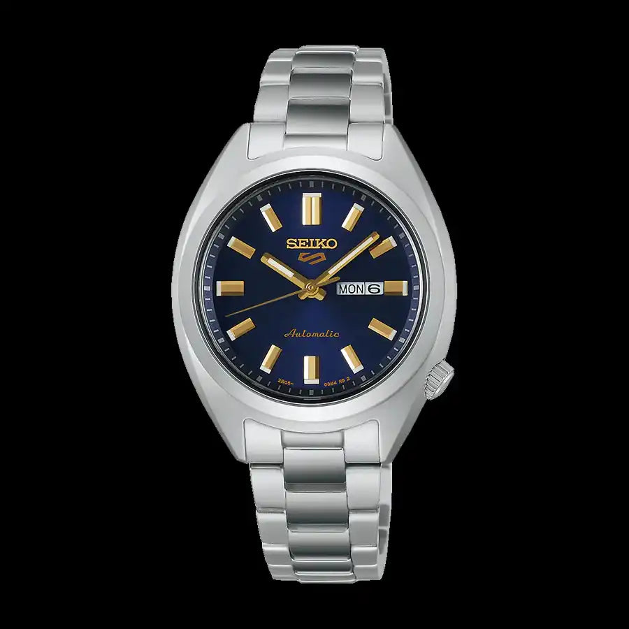 Seiko 5 Sports 100M SNXS Reissue Blazer Blue Automatic Stainless Steel Ladies Watch SRE021K1