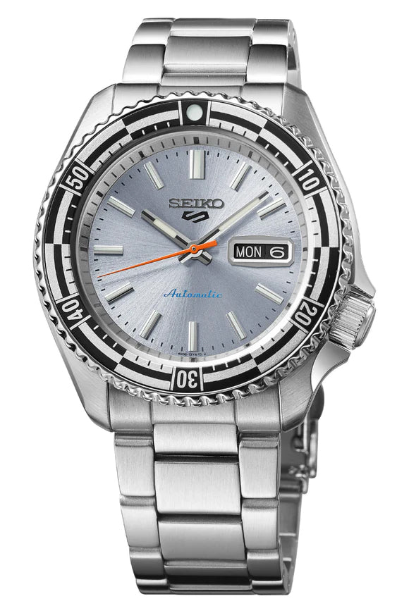 Seiko 5 100M  X New Rally Timer Special Edition Automatic Watch SRPK09K1