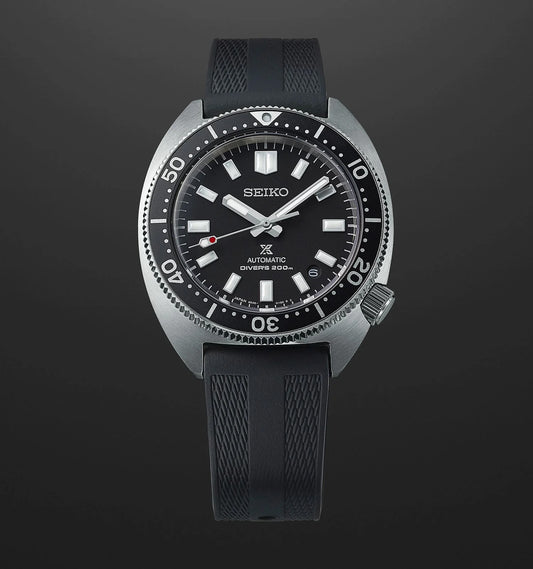 Seiko Prospex 1968 Heritage Slim Turtle Reinterpretation Black 200M Rubber Strap Watch SPB317J1