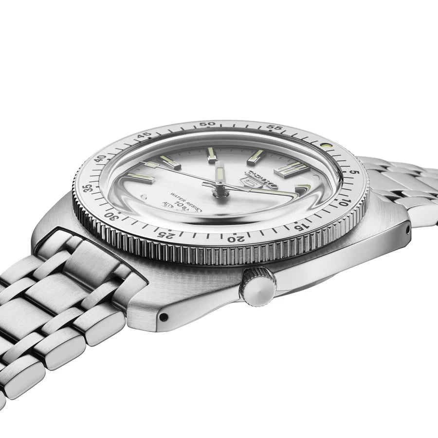 Seiko 5 100M Heritage Silver Limited Edition Automatic Watch SRPL91K1
