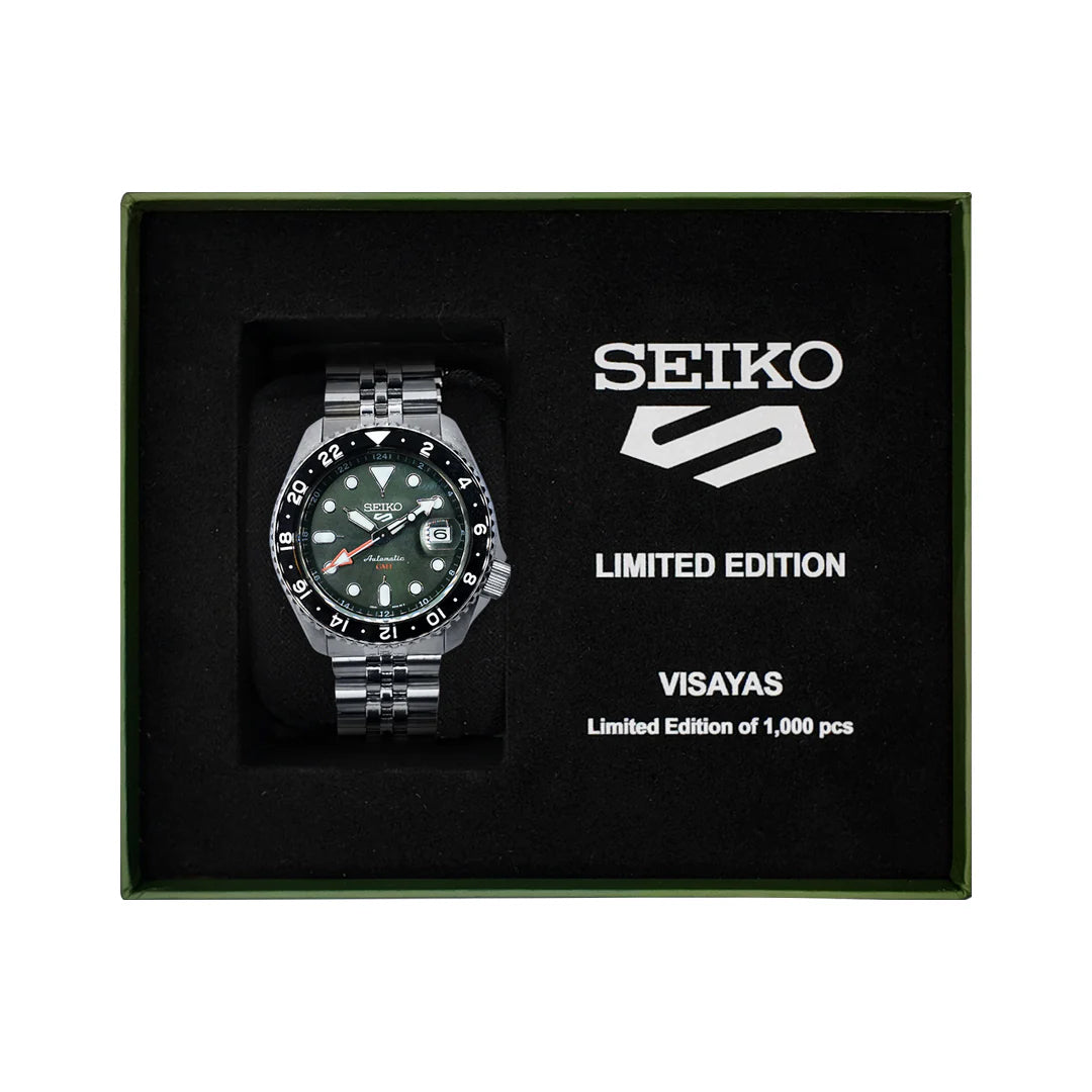Seiko 5 GMT Sports 6th Philippines Visayas LE 100M Men's Watch SSK055K1