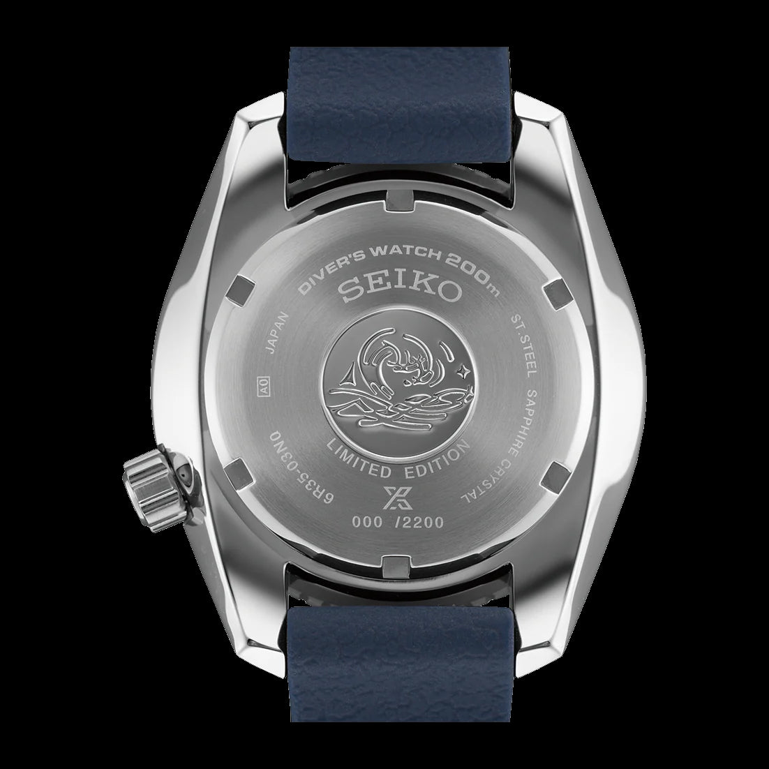 Seiko Prospex APAC LE  “Blue Fire Crater” Men's Silicone Rubber Strap Watch SPB543J1