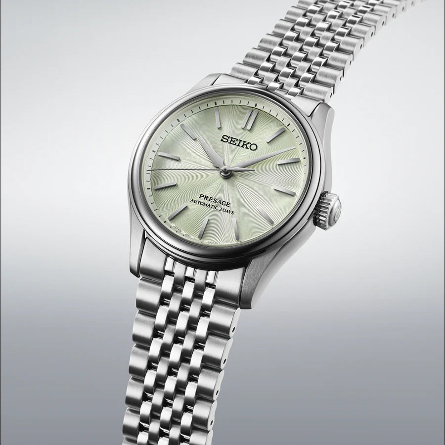 Seiko Presage Wakatake-iro Green Classic Series Stainless Steel Boy Size Men's Watch HCC002J1