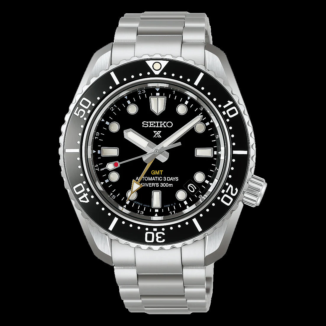 Seiko 1968 Japan Made Black GMT Baby Marinemaster 300M Men's Diver's Watch HBC002J1