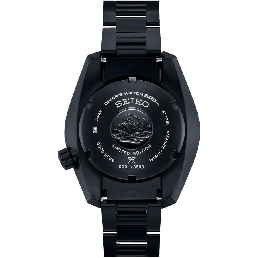 Seiko Prospex LE Sumo Black Series Night Vision Diver's Reissue Watch SPB433J1