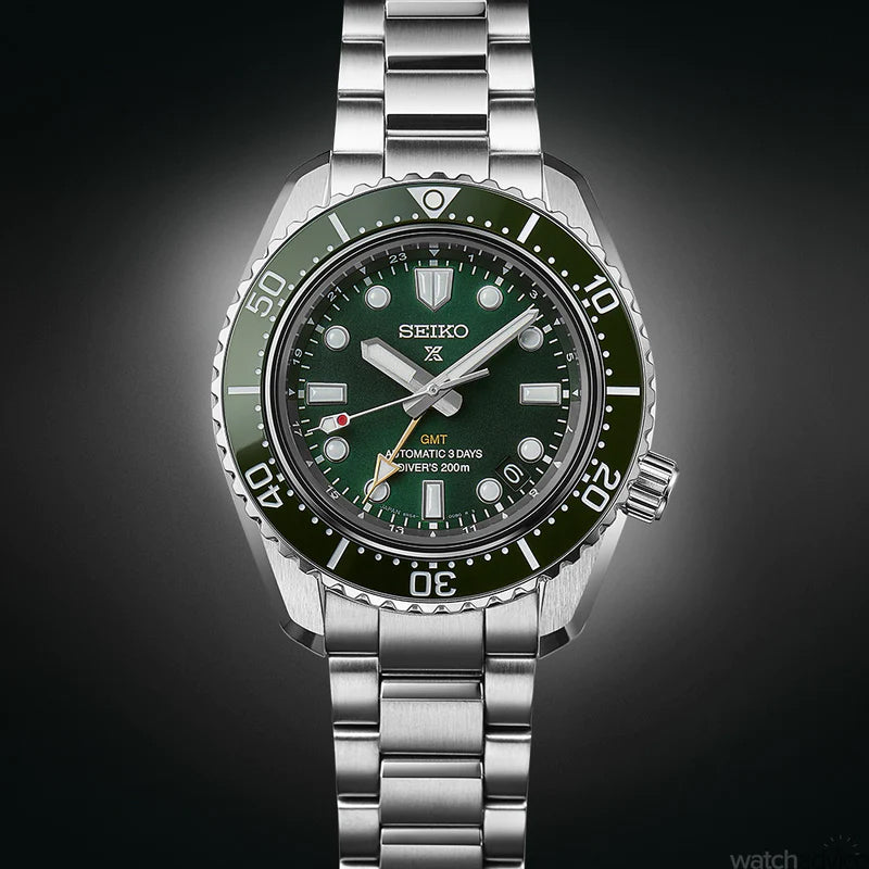 Seiko 1968 Japan Made Hulk GMT Baby Marinemaster 200M Men's Diver's Watch SPB381J1