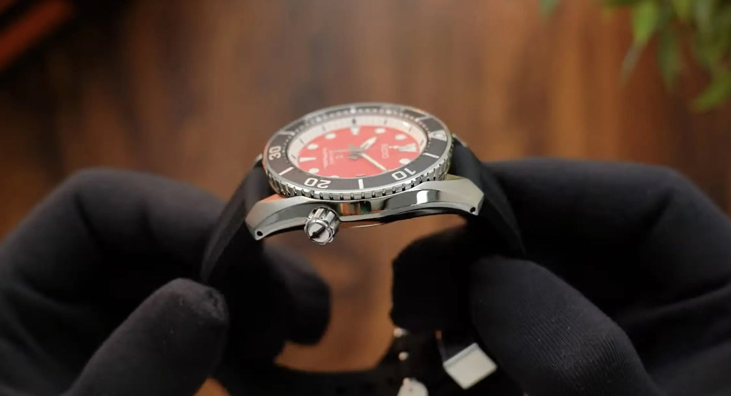 Seiko Prospex APAC LE “Pink Lake” Men's Silicone Rubber Strap Watch SPB541J1