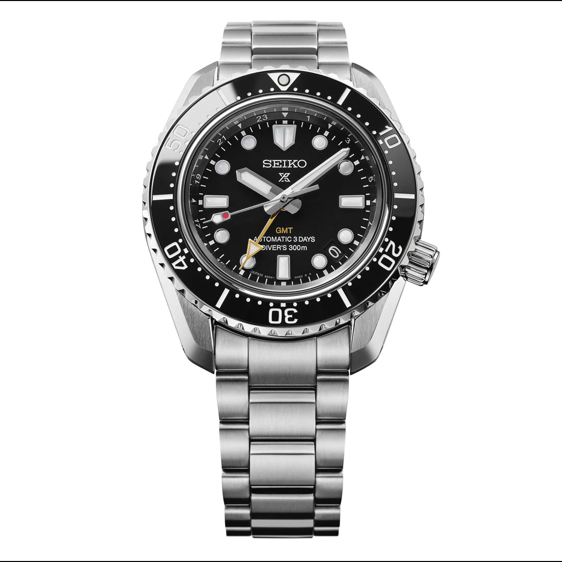 Seiko 1968 Japan Made Black GMT Baby Marinemaster 300M Men's Diver's Watch HBC002J1