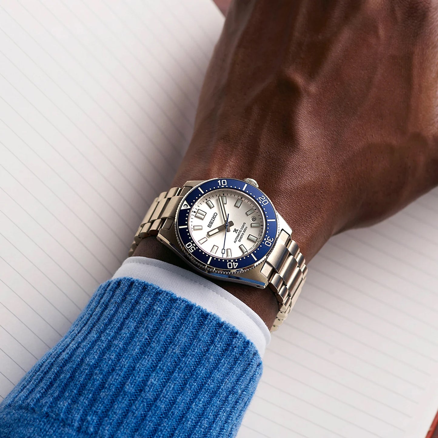 Seiko Prospex 1965 Heritage Diver's 62MAS 145th Anniv Seiko Blue LE Men's Stainless Steel Watch HBC005J1