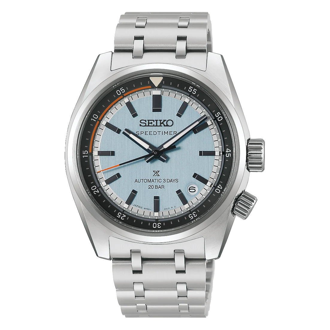 Seiko Prospex Speedtimer Automatic Sky Blue Men's Stainless Watch HBC003J1