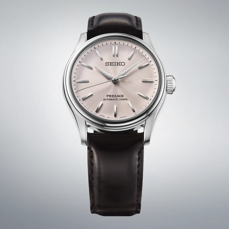 Seiko Presage Sakura Iro Classic Series Mid Size Men's Leather Strap Watch HCC003J1