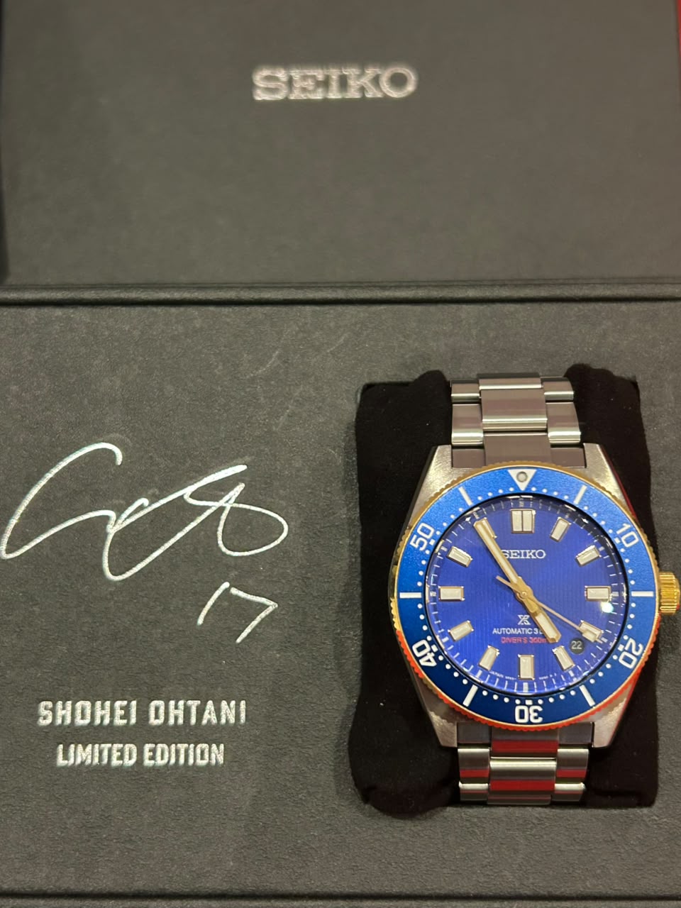 Seiko Prospex 1965 Heritage Diver's 62MAS Shohei Ohtani 2026 LE Men's Stainless Steel Watch SBDC224
