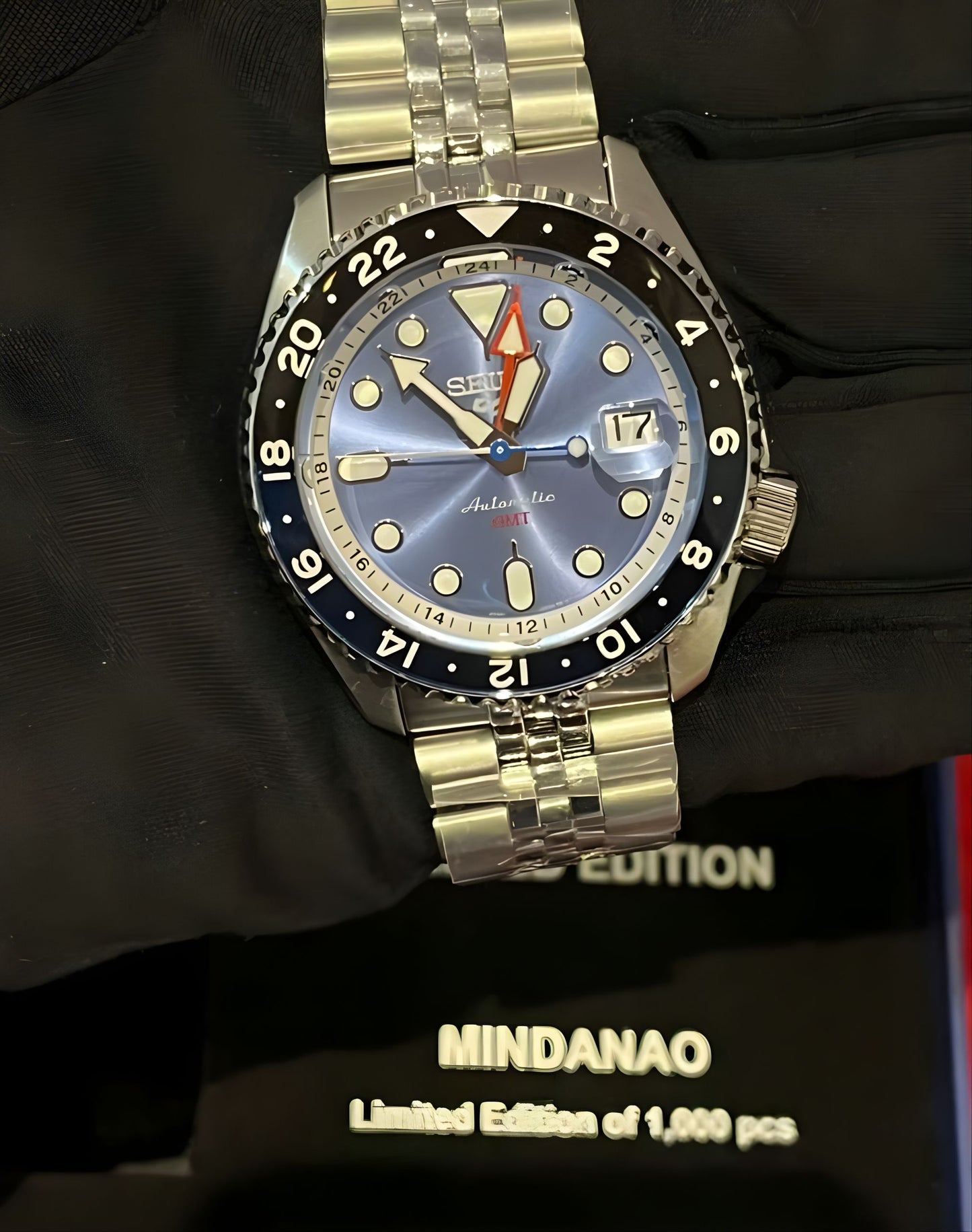 Seiko 5 GMT Sports 6th Philippines Mindanao LE 100M Men's Watch SSK053K1