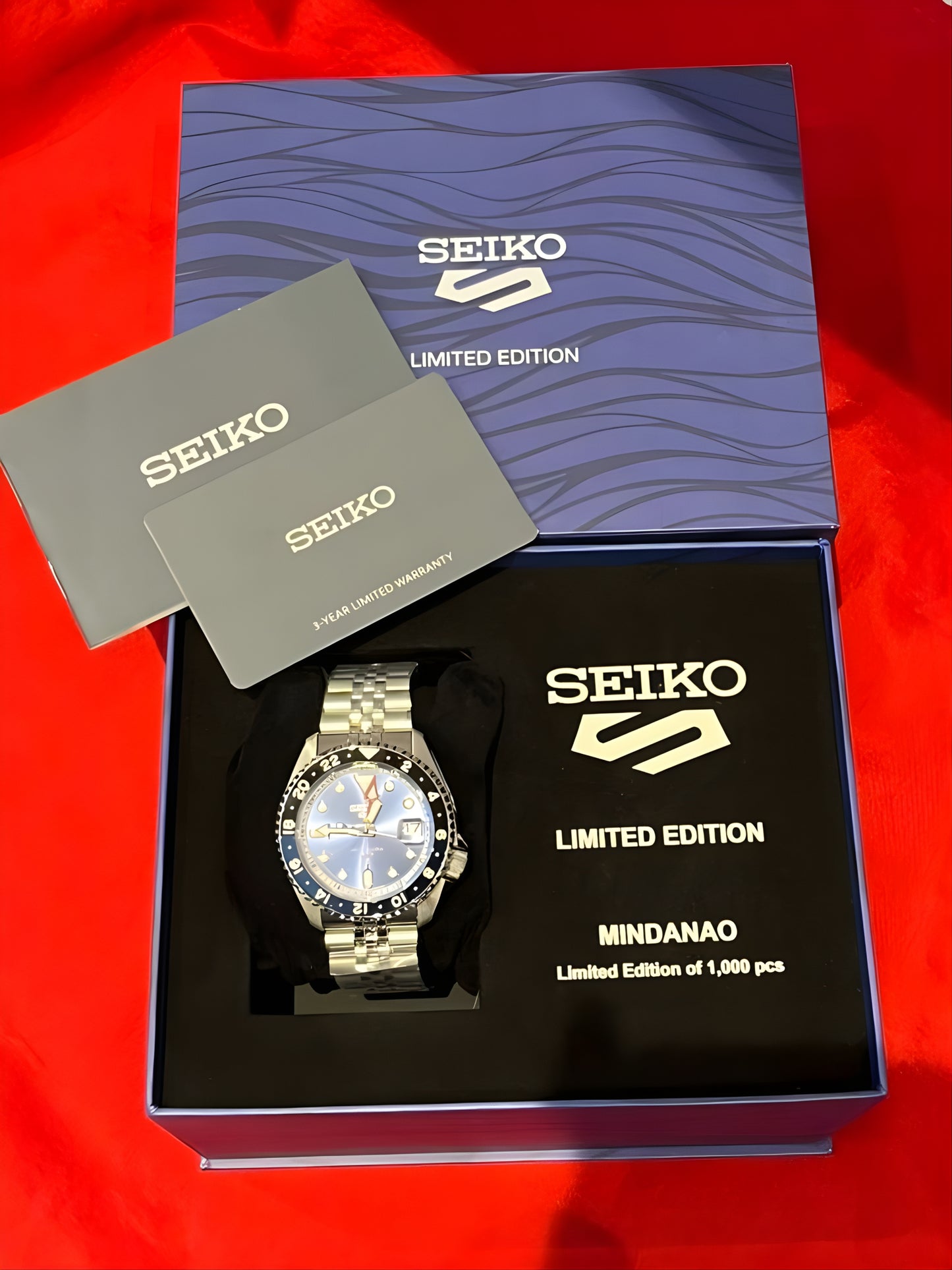 Seiko 5 GMT Sports 6th Philippines Mindanao LE 100M Men's Watch SSK053K1