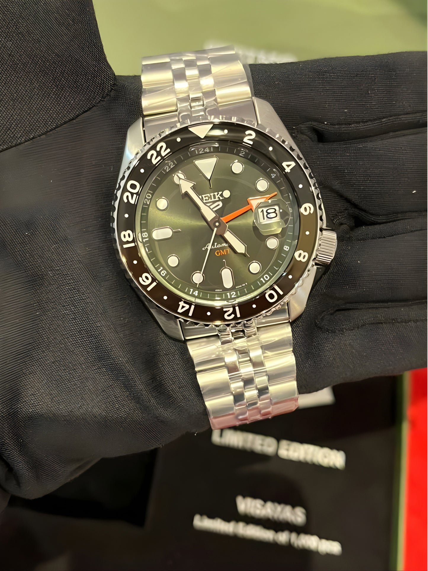 Seiko 5 GMT Sports 6th Philippines Visayas LE 100M Men's Watch SSK055K1