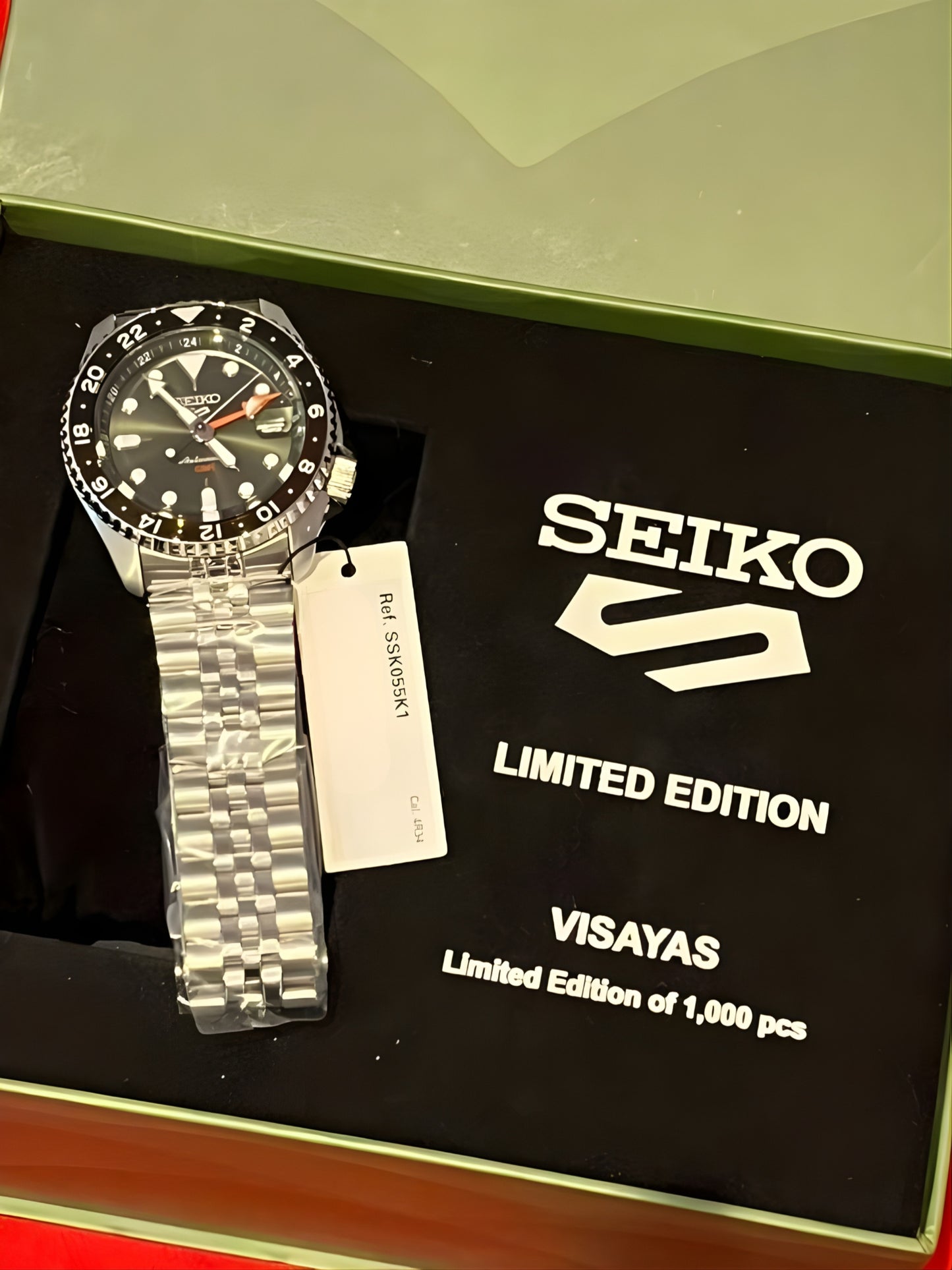 Seiko 5 GMT Sports 6th Philippines Visayas LE 100M Men's Watch SSK055K1