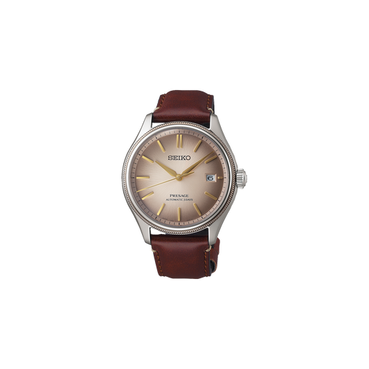 Seiko LE Presage 'Shiracha' Classic Series Men's Leather Strap Watch SPB529J1