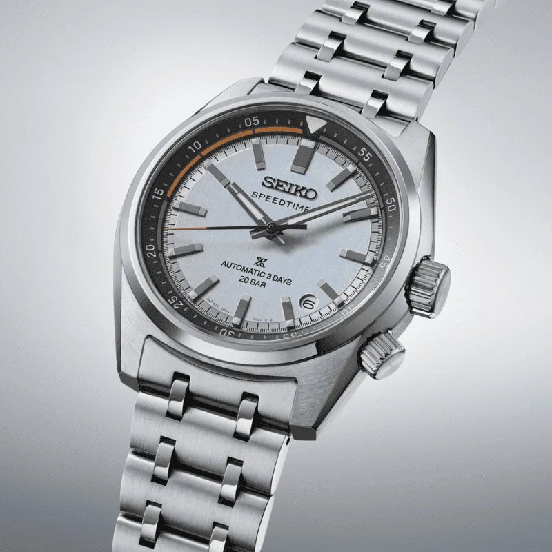 Seiko Prospex Speedtimer Automatic Sky Blue Men's Stainless Watch HBC003J1