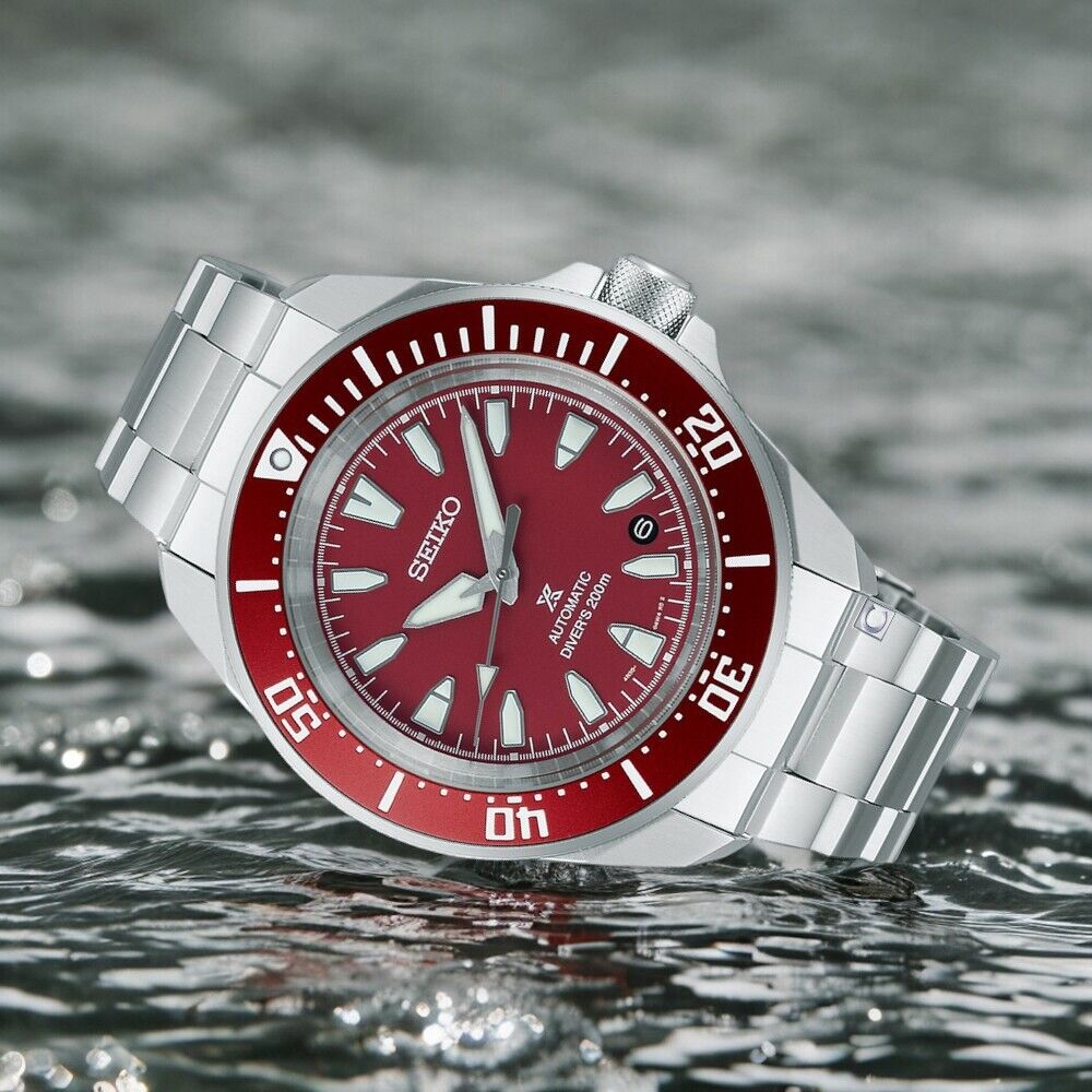 Seiko Prospex Slim Samurai Red 200M Diver's Men's Watch SRPL11K1