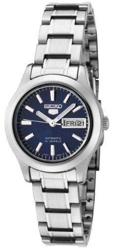 Seiko 5 Classic Blue Dial Couple's Stainless Steel Watch Set SNK793K1+SYMD93K1 - Diligence1International