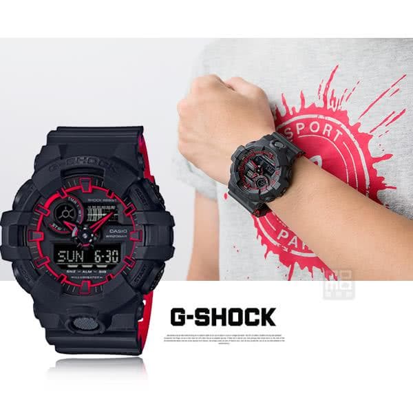 Casio G-Shock Special Color Model Black x Red Watch Last Dance GA700SE-1A4DR - Diligence1International