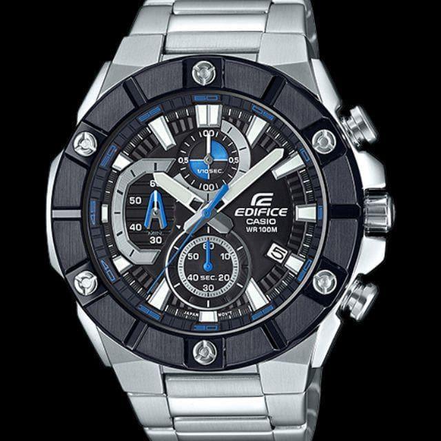 Casio Edifice Chronograph Black Dial x Blue Accents Men's Watch EFR-569DB-1AV - Diligence1International