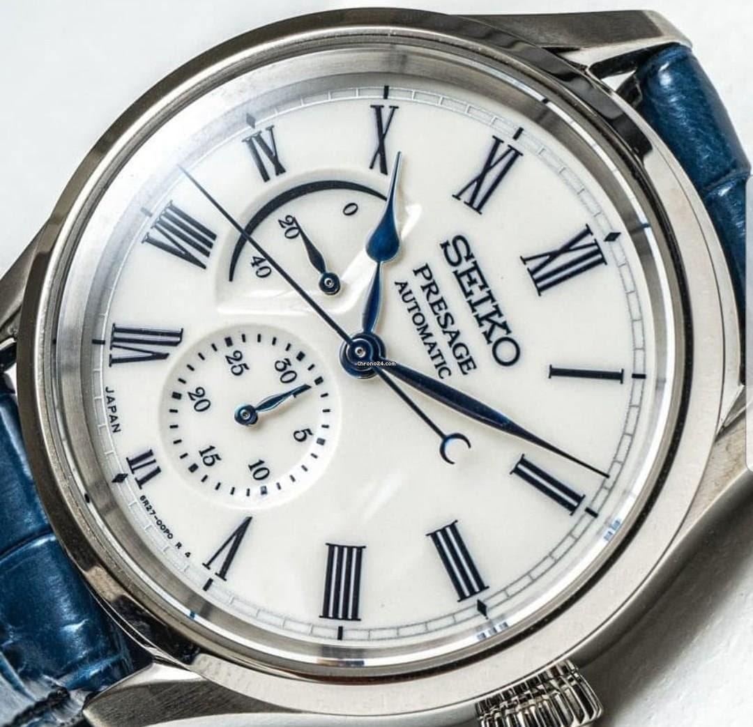 Seiko Presage Limited Edition Arita Porcelain Dial White w/ Power Reserve Ind Men's Watch SPB171J1 - Diligence1International