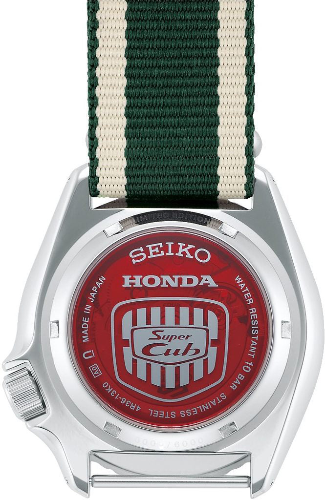 Seiko 5 100M X Honda Super Cub Limited Edition Automatic Watch SRPJ49K1