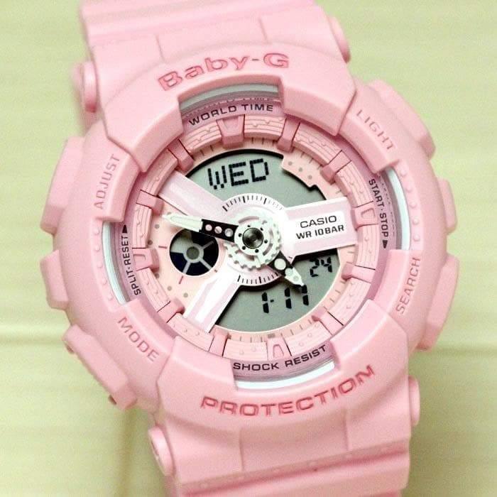 Casio Baby-G BA-110 Series Standard Analog-Digital Pink Watch BA110-4A1DR - Diligence1International