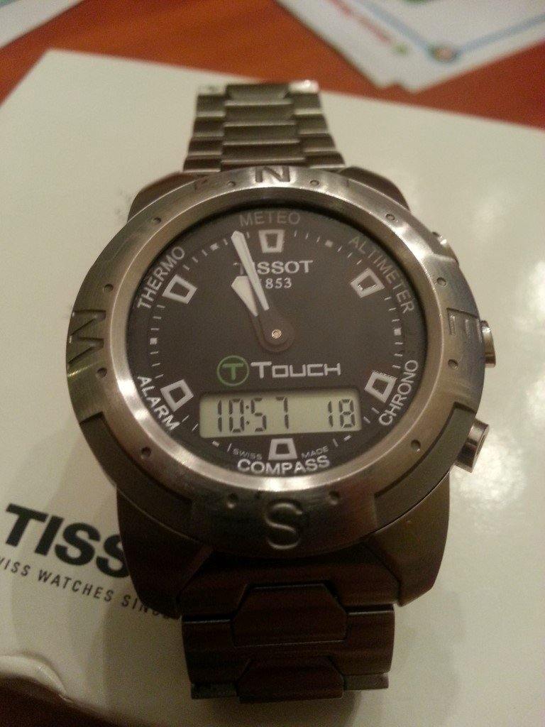 Tissot Swiss Made T-Touch Anadigi Chrono Men's Stainless Steel Watch T33.1.488.51 - Diligence1International