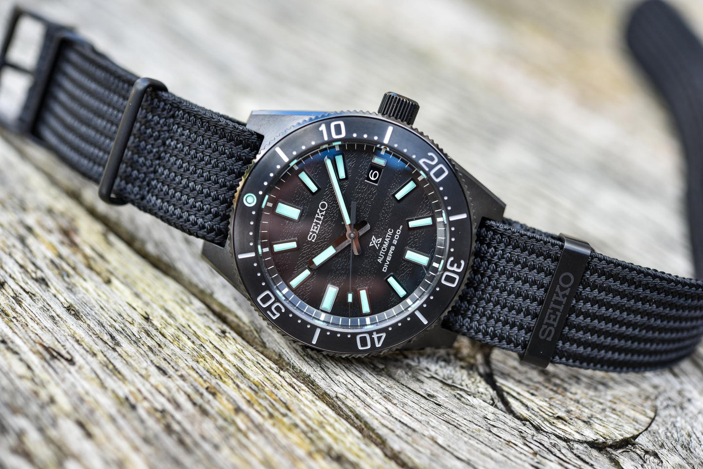 Seiko Prospex Diver's 62MAS Marinemaster Black Series Limited Edition Men's Seichu Strap Watch SLA067J1