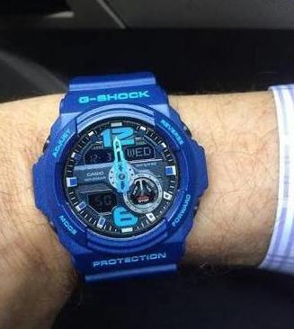 Casio G-Shock Big Size Series Analog-Digital Metallic Blue Watch GA310-2ADR - Diligence1International