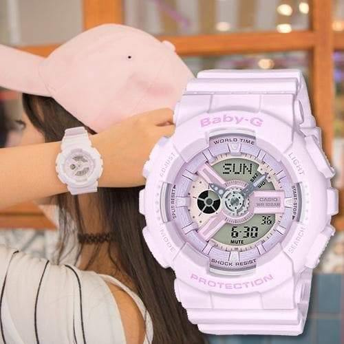 Casio Baby-G BA110 Series Standard Analog-Digital Purple Watch BA110-4A2DR - Diligence1International