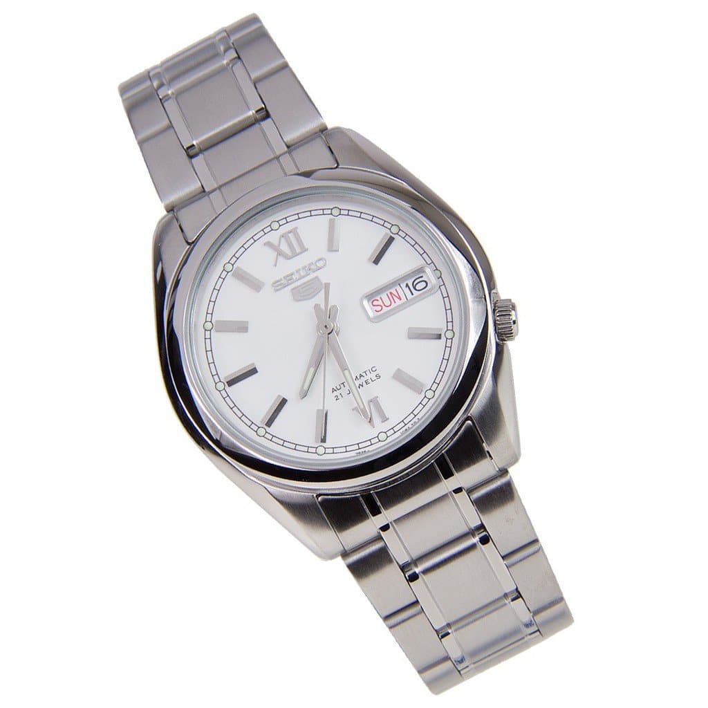 Seiko 5 Classic Men's Size Silver Dial Stainless Steel Strap Watch SNKL51K1 - Diligence1International