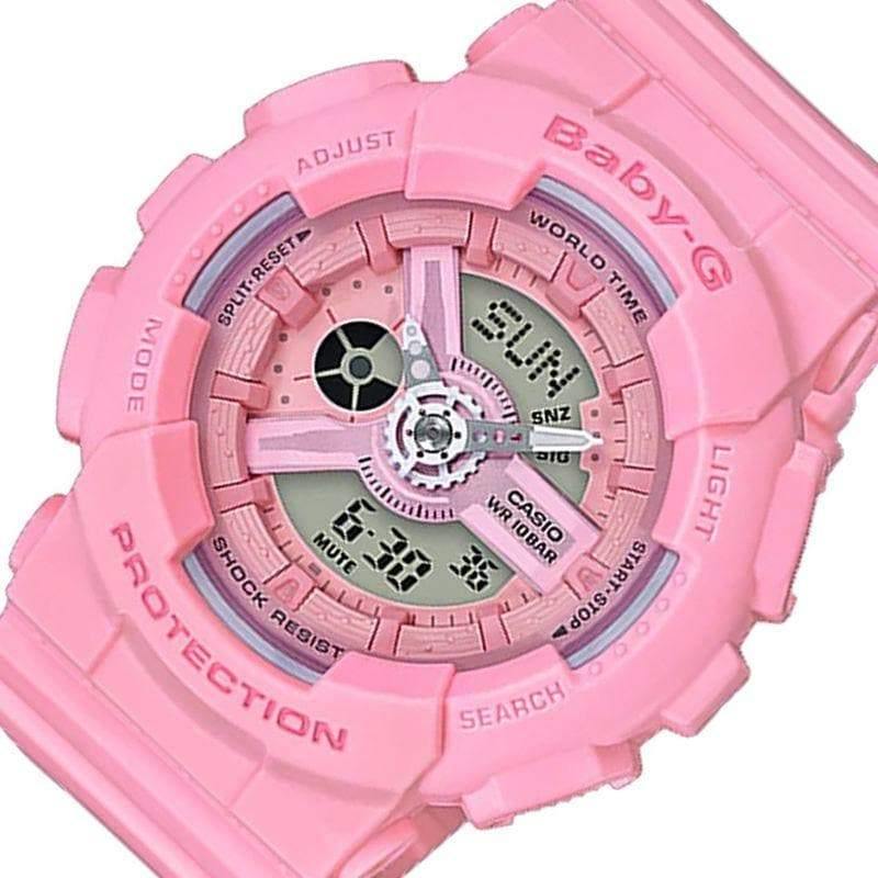Casio Baby-G BA-110 Series Standard Analog-Digital Pink Watch BA110-4A1DR - Diligence1International