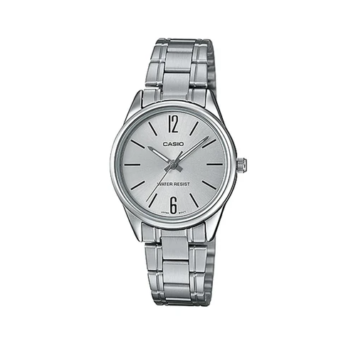 Casio LTP-V005D-7BUDF Silver Stainless Steel Strap Watch for Women - Diligence1International