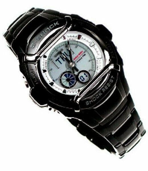 Casio G-Shock Retrograde Cockpit Series Anadigi ALL Black Stainless Watch - Diligence1International