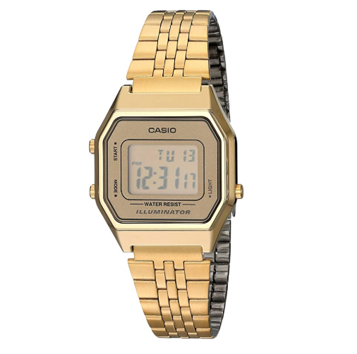 Casio Classic LA-680WGA Gold Stainless Steel Digital Watch - Diligence1International