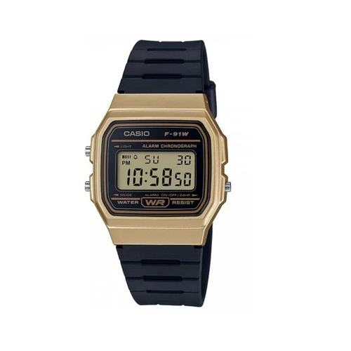 Casio Vintage F-91WM-9A Black Resin Strap Watch For Men and Women - Diligence1International