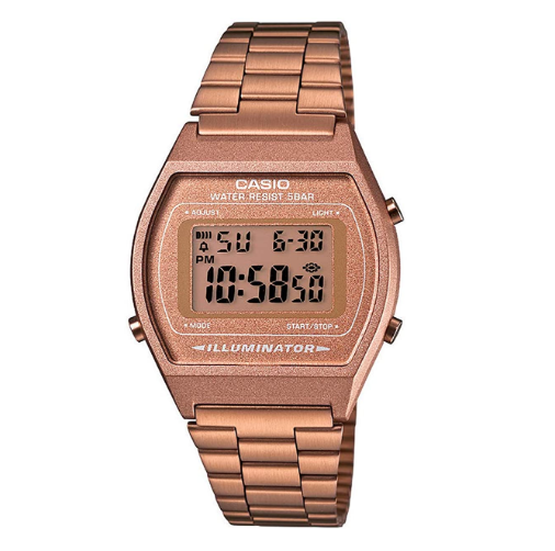 Casio Classic B640WC-5ADF Retro Bronze Rose Gold Watch - Diligence1International