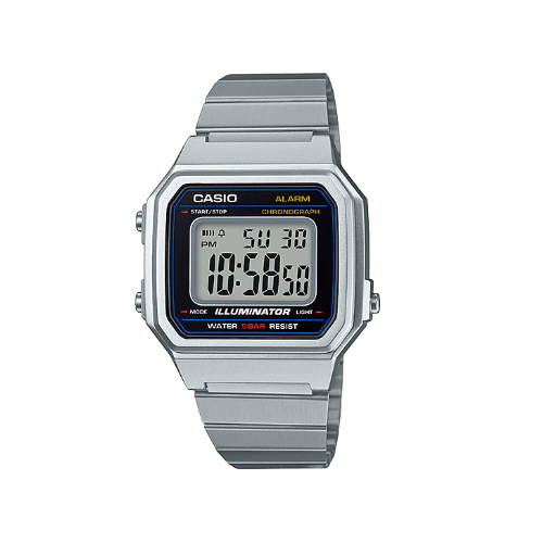 Casio Vintage B650WD-1ADF Silver Stainless Watch for Men and Women - Diligence1International