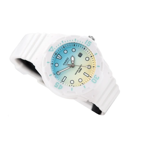 Casio LRW-200H-2E2VDF White Resin Strap Watch for Women - Diligence1International