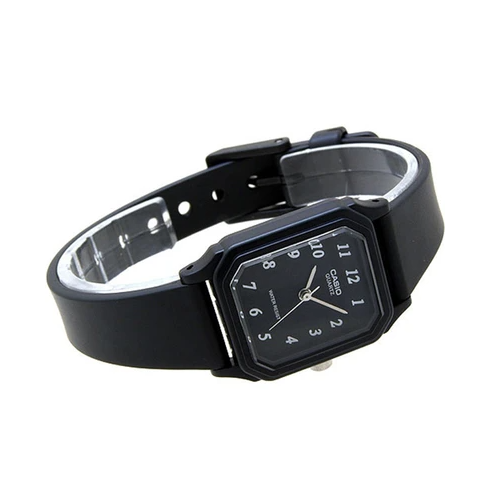 Casio LQ-142-1BDF Black Rubber Strap Watch for Women - Diligence1International