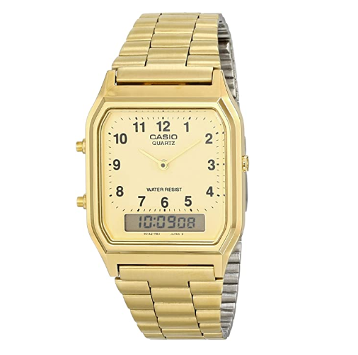 Casio Classic AQ-230GA-9BMQ Gold Stainless Steel Watch - Diligence1International