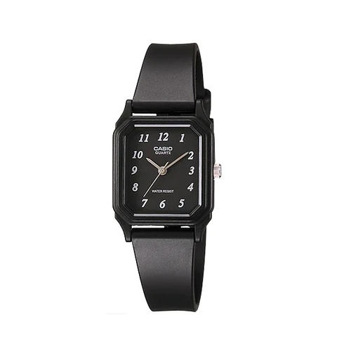 Casio LQ-142-1BDF Black Rubber Strap Watch for Women - Diligence1International