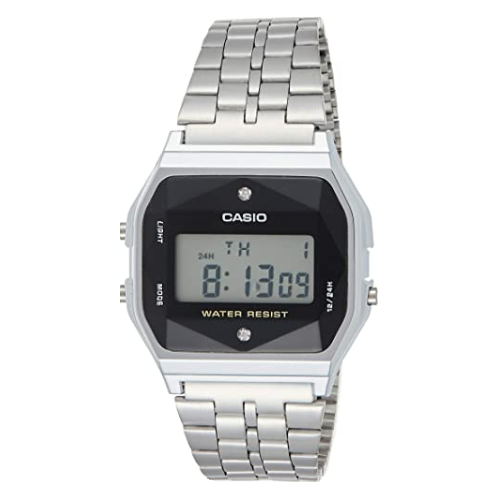 Casio A159WAD-1DF Stainless Steel Resin Strap Watch - Diligence1International