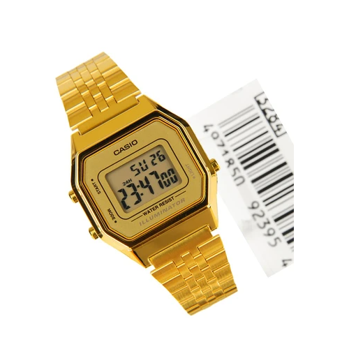 Casio Vintage LA-680WGA-9DF Gold Plated Watch for Women - Diligence1International