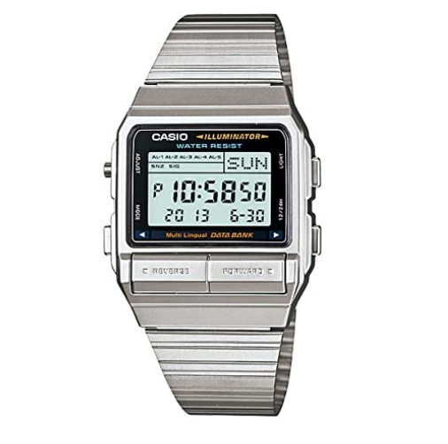 Casio Classic DB380-1DF Silver Stainless Steel Watch - Diligence1International