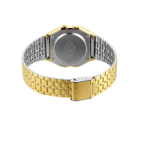 Casio Classic A159WGED-1DF Gold Stainless Steel Diamond Digital Watch - Diligence1International