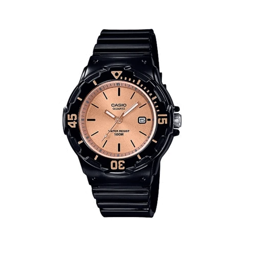 Casio LRW-200H-9E2VDF Black Resin Watch for Women - Diligence1International